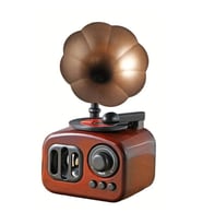 Radyo Gramafon Tasarımlı Kurmalı Müzik Kutusu (Karışık)