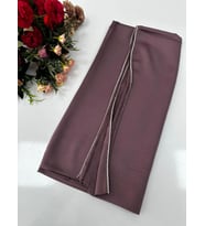 Taşlı Dubai İpeği Şal Soft Mor JJ0233