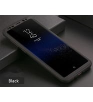 Lexroo Galaxy S8 Kılıf 360 Silikon Kılıf - Siyah