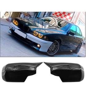 Bmw E46 Batman Yarasa Ayna Kapağı Parlak Siyah ABS 1998 1999 2000 2001 2002 2003 2004 2005