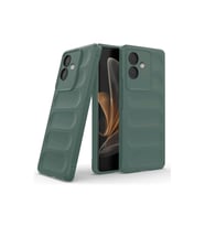 Oppo A3 Kılıf Optimum Silikon - Koyu Yeşil