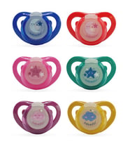 Bebedor Air Series Damaklı Desenli Emzik No1 0-6 Ay