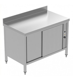 Electrolux Professional Sıcaklık Dolabı, 1 Ara Raf Ve 2 Kayar Kapılı, Fanlı Isıtma, Sırtlı - 1200 Mm, Plus GTC1210E