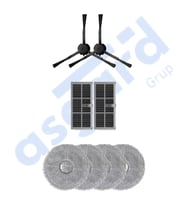 DREAME X30PRO-L10S PRO ULTRA-X30 ULTRA UYUMLU 2 Yan Fırça 2 Filtre 4 Mop