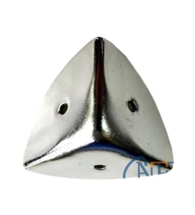Dekoratif, Kutu, Sandık Köşesi - 45x28 mm, Büyük, Nikel, 100 Adet