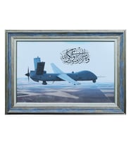 e38 EL İŞÇİLİĞİ HÜSN-İ HAT TABLO ANKA 70x50 cm - 5992 (Karışık)