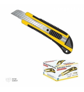 MAKET BIÇAĞI GENİŞ 18MM. PROFESYONEL METAL KANALLI