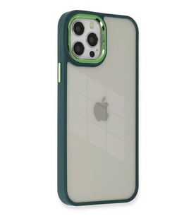 Iphone 12 Kılıf Dora Kapak - Haki Yeşil