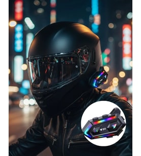 IPX6 Su Geçirmez Intercom 1000m Bağlantı 1000mAh Batarya RGB Işıklı