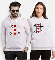 Tshirthane Xox Kalp Sevgili Kombinleri Kapüşonlu Kombini (Tek Ürün Fiyatıdır.)