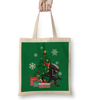 Alien Xenomorph Around The Christmas Tree Bez Çanta Uzun Saplı