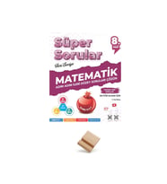 Nartest LGS 8. Sınıf Süper Sorular Matematik Soru Bankası + Telefon Standı