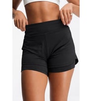 Nike Training Bliss Dri Fit 3" 2N1 Short Kadın 3 Cepli Taytlı 8cm Şort Siyah
