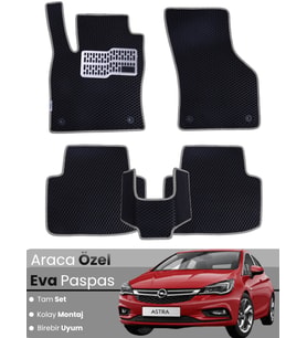 OPEL ASTRA K SEDAN (2015-2021) Uyumlu EVA Paspas Tam Set–Araca Özel,Kolay Montaj