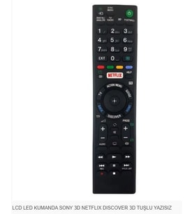SONY 3D RM-L 1275 (NETFLIX’Lİ) KUMANDA KK9880 (Siyah)