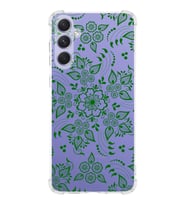 Samsung Galaxy A54 Uyumlu Köşe Korumalı Antişok Kapak Nostalji Desen Tasarımlı Şeffaf Silikon Kılıf