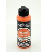 Cadence Hybrid Multisurface Akrilik Boya 120 ml. H-012 TURUNCU 