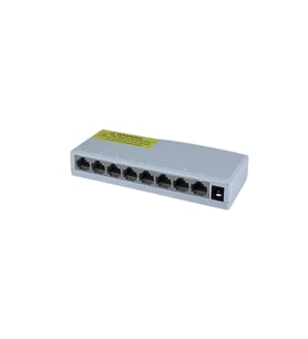 LONGLINE 8 PORT 10-100 SWITCH PLASTIC CASE