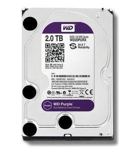 WD 3.5 2TB PURPLE WD20PURX 5400 RPM 64MB SATA-3 Güvenlik Diski
