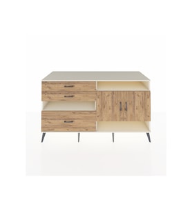 Kronos Konsol 4 Raflı 3 Çekmeceli 2 Kapaklı 176x59x99 Aytaşı-Çam