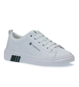 Lumberjack Tina 3Fx Rahat Taban Cilt Kadın Sneaker (Beyaz)