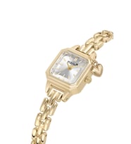 Polo Air Kare Kasa Kalp Charmlı Kadın Kol Saati Gold Renk PL-1604B1x