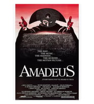 Amadeus Tablo Ahşap Poster Dekoratif