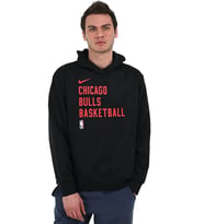Nike Chicago Bulls NBA T-Shirt Erkek Pamuklu Logolu Tişört Siyah