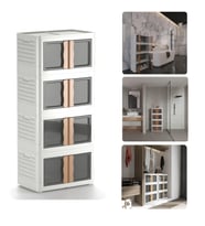broloys Hi-box Katlanabilir, 4 Katlı Istiflenebilir Saklama Kutusu – Dayanıklı & Çok Amaçlı Organizer