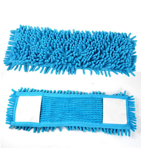 Omniclean FLR FT353 Mikrofiber Makarna Mop 60 cm Mavi