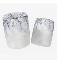 Adawall Blue Mini Flowers Puf