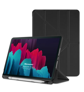 Microsonic Samsung Galaxy Tab S9 X710 Kılıf Origami Pencil Siyah (Siyah)