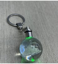 Ledli Ayasofya Tasarımı Kristal Anahtarlık