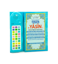 Çocuklar İçin Sure Dua Öğreten Cihaz Sesli Yasini Şerif Kitabı Mavi