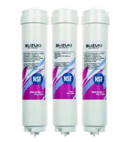Sulook Su Arıtma Filtre Seti 3'lü Inline Set, Fitting Ilaveli