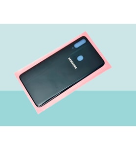 Tkgz - Samsung Galaxy A20S A207 Arka Kapak Batarya Kapağı - MAVİ