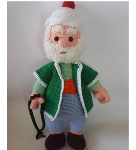 Nasreddin Hoca Amigurumi Örgü Organik Oyuncak