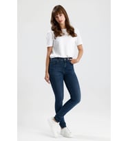 #KadınJean Az Kullanılmış Renkte Koyu Indigo Denim Skinny Fit Kesim Mira12 Rahat Kadın Jean Pantolon
