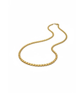 14 Ayar Altın Pullu Model Zincir – 4 mm-65 cm