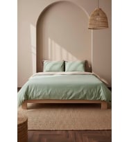 Demeter Mint Çift Kişilik %100 Pamuklu Nevresim Takımı - 4 Parça Çeyiz Seti