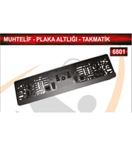 Yazısız Plaka Altlığı Takmatik
