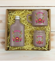 BK Gift Kişiye Özel İsimli DTF Anne Temalı Mat Gri Kahve Fincanı & Kolonya & Mum Hediye Seti-6, Anneye Hediye, Anneler Günü Hediyesi