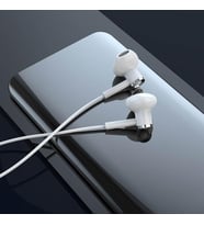 Mikrofonlu Kablolu 3.5mm Jack Girişli Kulaklık – Net Ses, Günlük Kullanım (Beyaz)
