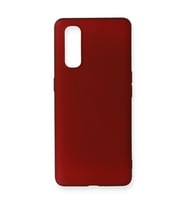 Oppo Find X2 Kılıf First Silikon - Bordo