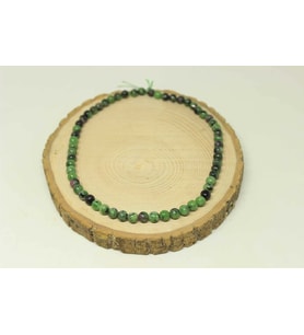 Anyolit (Rubizoit – Rubyzoisit) Taşı YARIM Dizi 6mm (18cm uzunluğundadır)