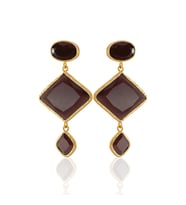 Kadir Jewellery 22 Ayar Altın Kaplama Kadın Sallantılı Küpe -El İşçiliği Ve Hipoalerjenik Küpe