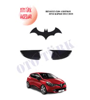 Renault Clıo 4 Yarasa Batman Ayna Kapağı 2012 2019 (Siyah)