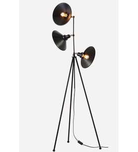 Rsylight Retro Metal Dekoratif 3 Lü Mafsallı Köşe Lambası Lambader