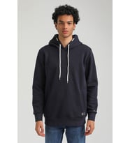 Kapüşonlu Lacivert Slim Fit Hoodie 23FWM64041