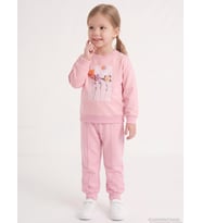 Civil Girls Çiçek Baskılı 2-5 Yaş Eşofman Takımı - Pembe